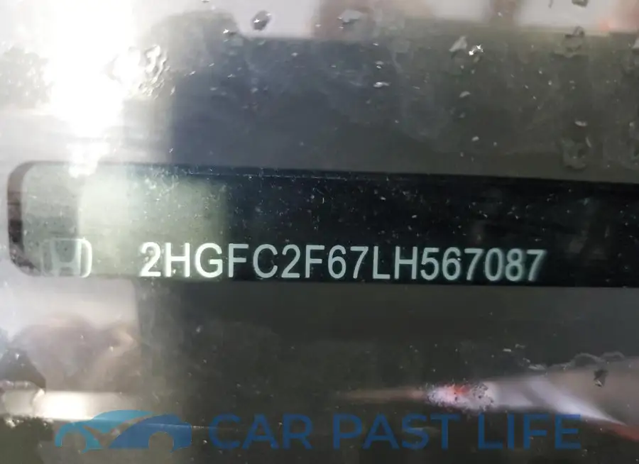 2HGFC2F67LH567087# 12