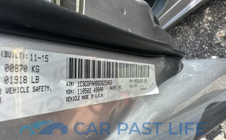 1C3CDFAA9GD625063# 10