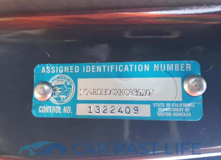 1C4RDHDGXKC836207# 13