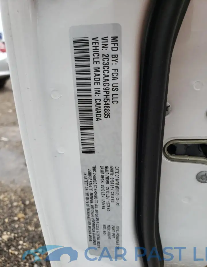 2C3CCAAG9PH548885# 12