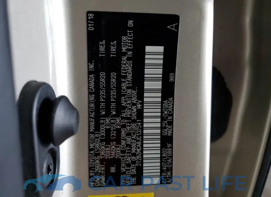 2T2BZMCA8JC137541# 13