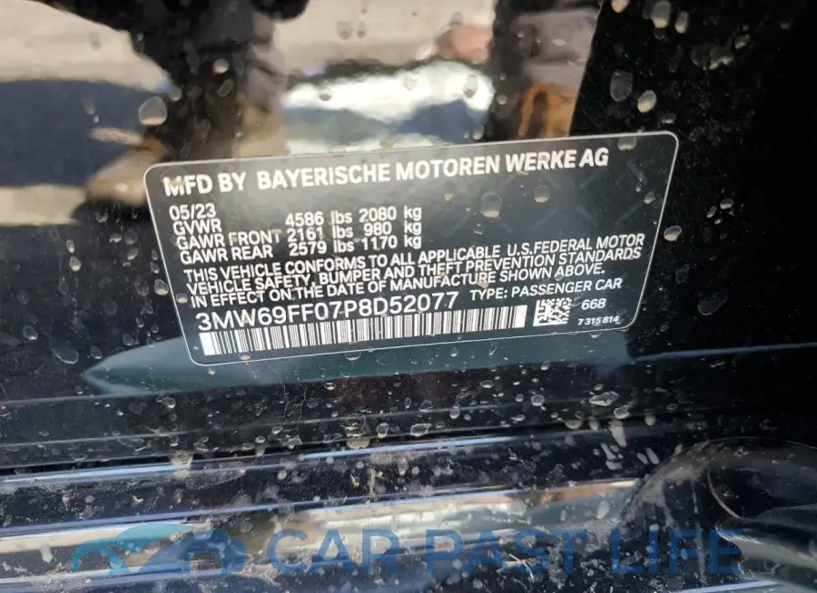 3MW69FF07P8D52077# 12