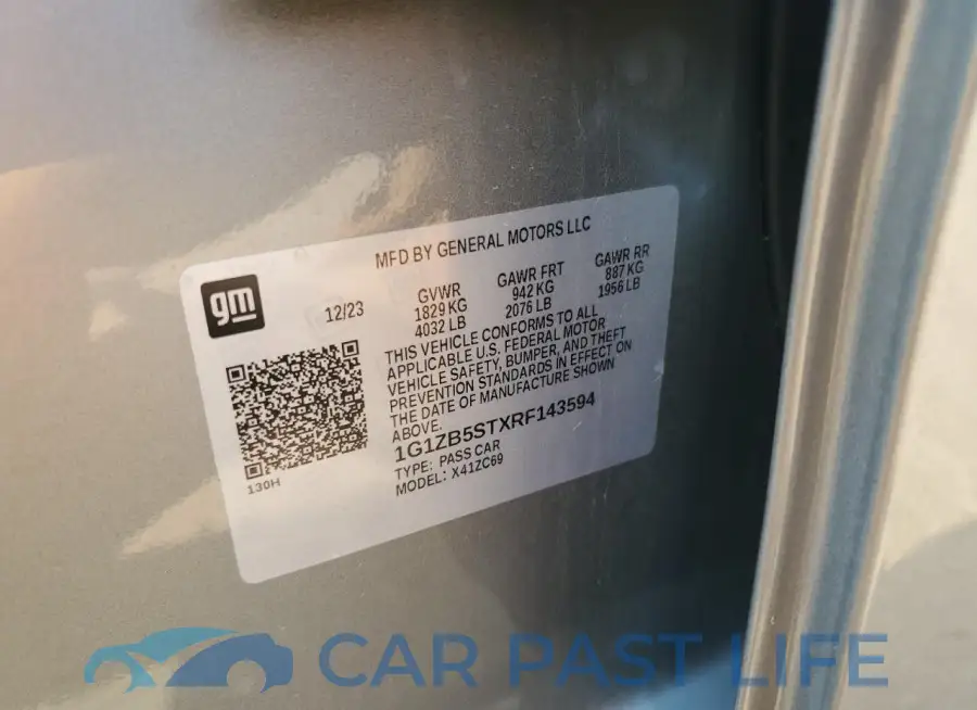 1G1ZB5STXRF143594# 12