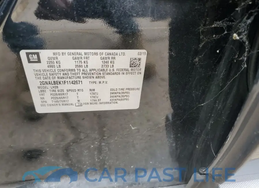 2GNALBEK1F1142671# 13