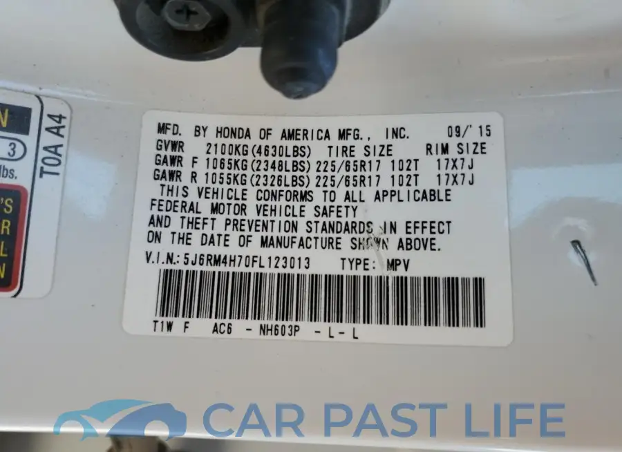 5J6RM4H70FL123013# 13
