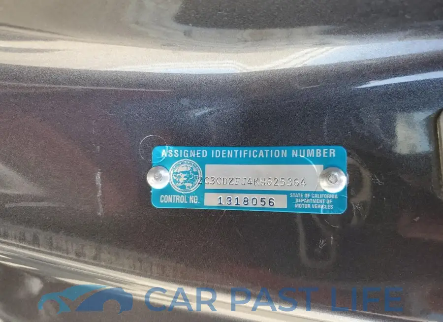 2C3CDZFJ4KH625364# 12