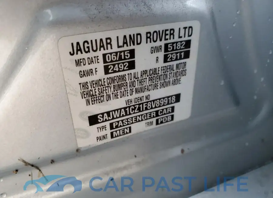 SAJWA1CZ1F8V89918# 12