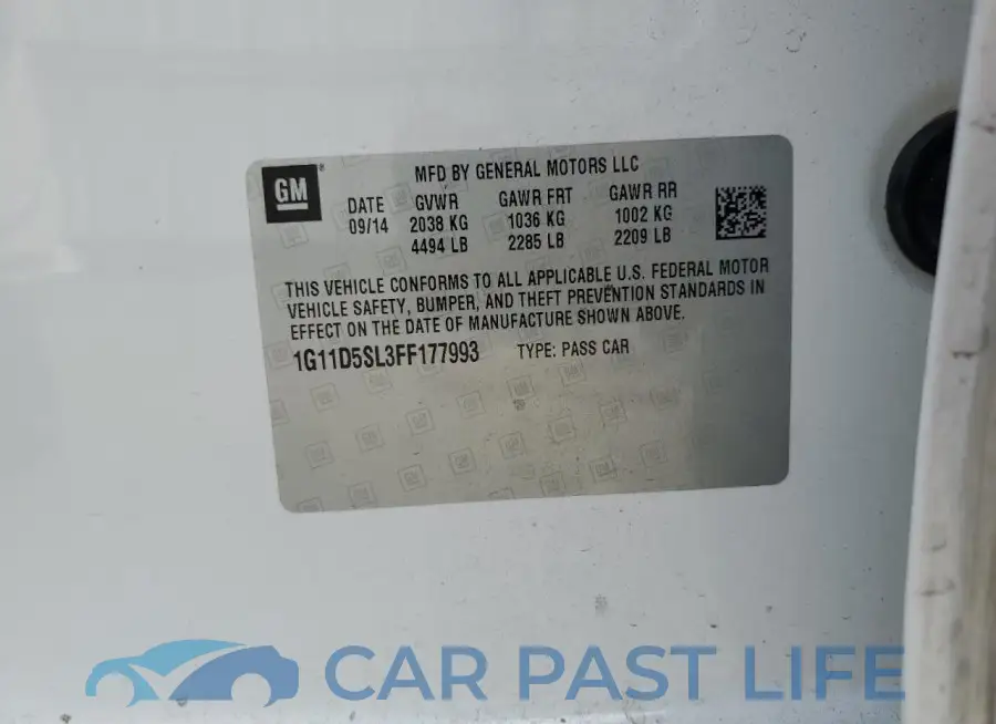 1G11D5SL3FF177993# 12
