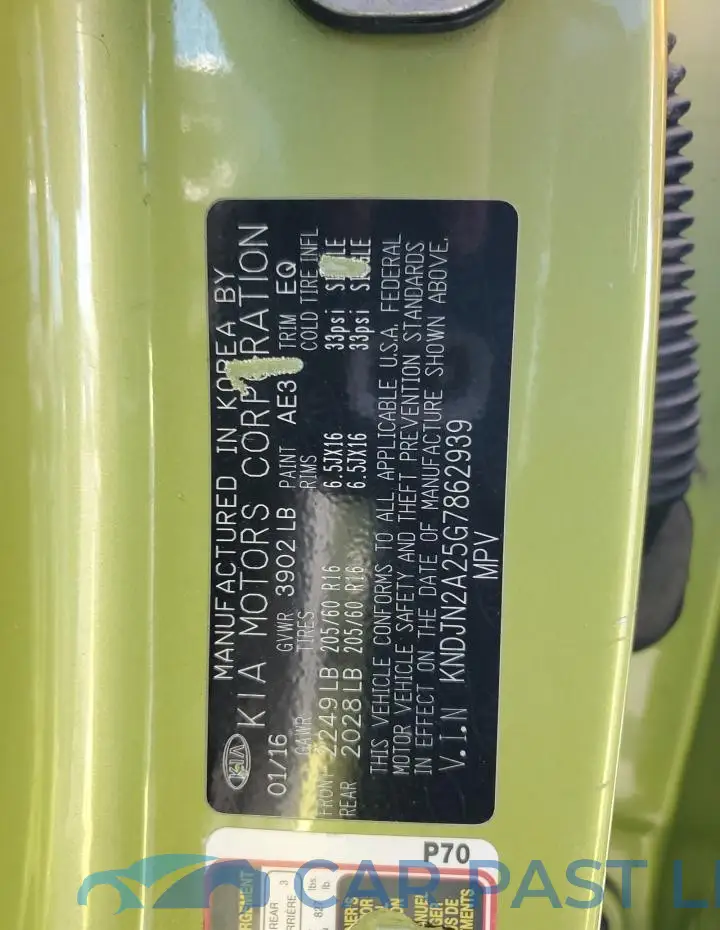 KNDJN2A25G7862939# 12