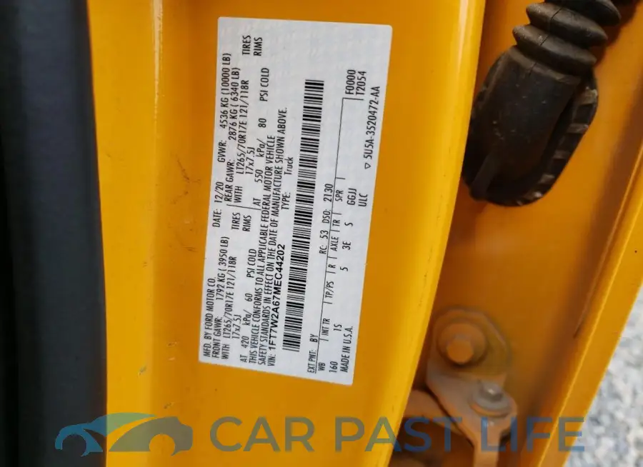 1FT7W2A67MEC44202# 12