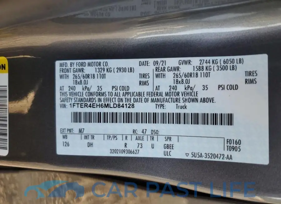 1FTER4EH6MLD84128# 13