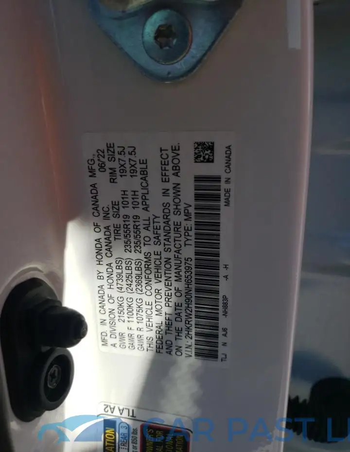 2HKRW2H90NH653975# 13