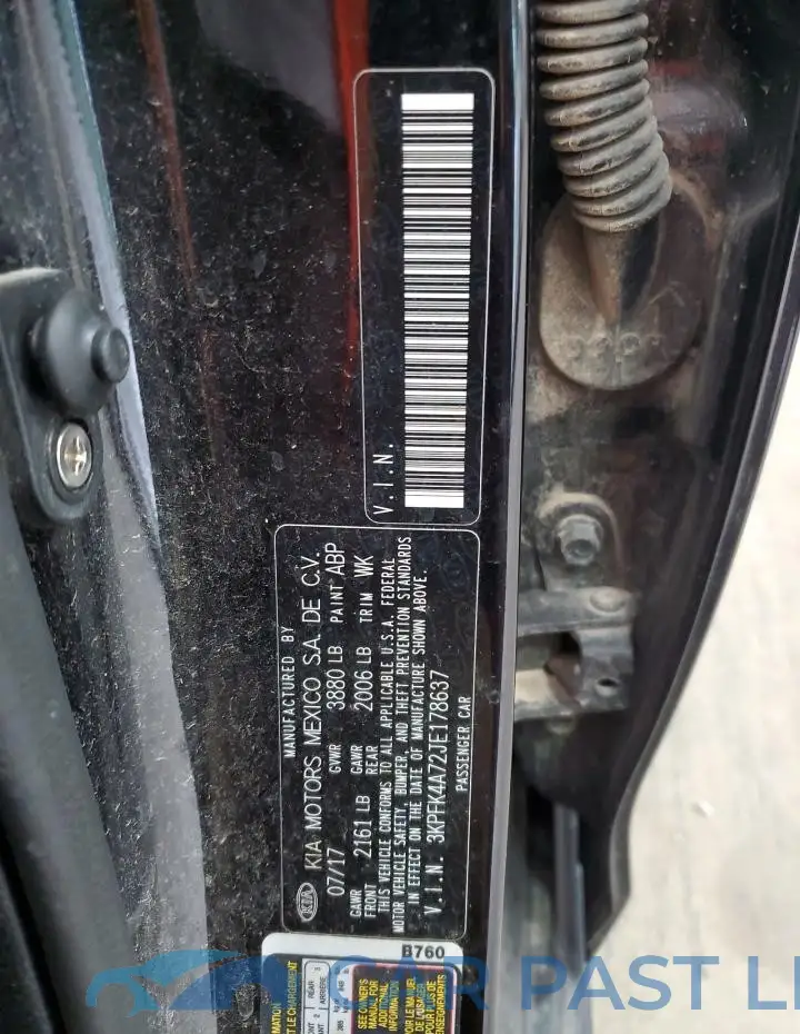 3KPFK4A72JE178637# 12