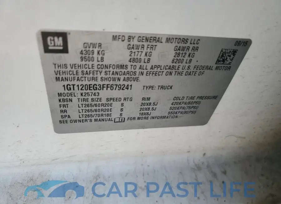 1GT120EG3FF679241# 12