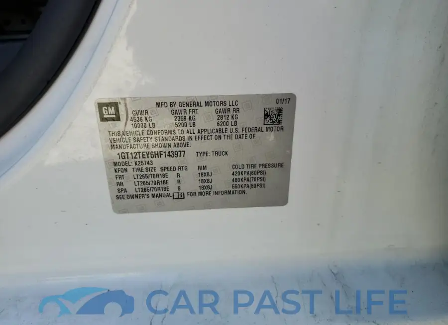 1GT12TEY6HF143977# 12