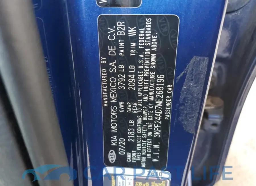 3KPF24AD7ME268196# 12