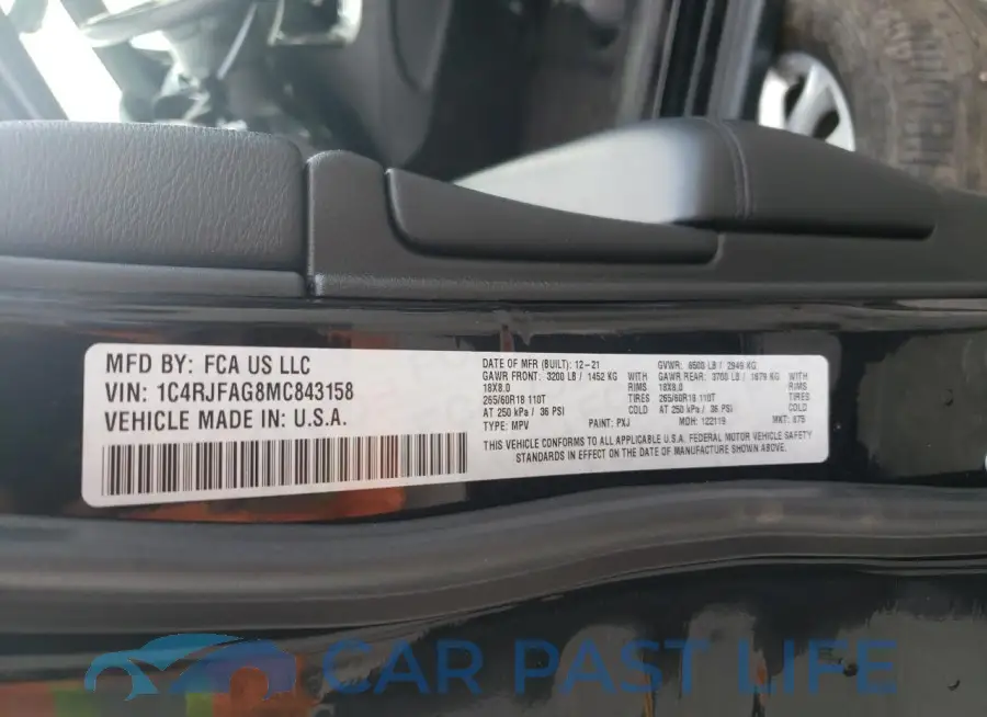 1C4RJFAG8MC843158# 13