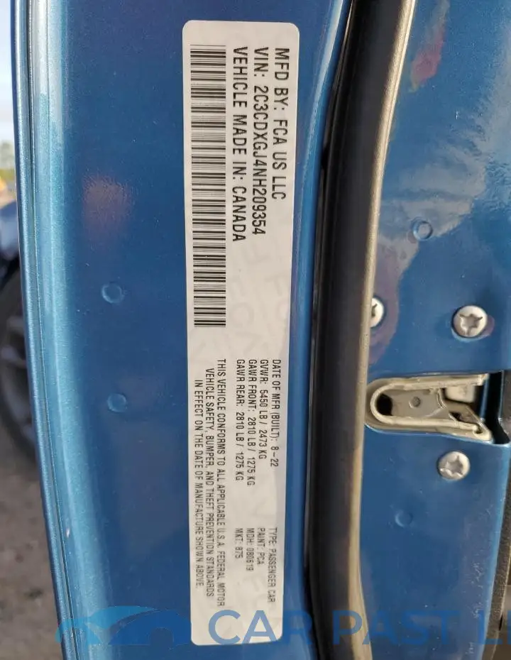 2C3CDXGJ4NH209354# 13