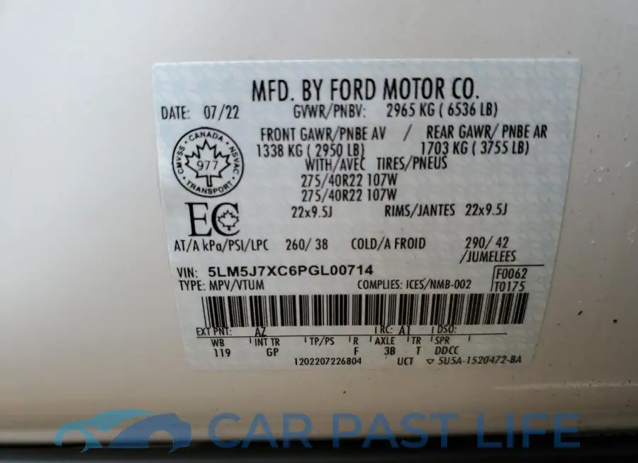 5LM5J7XC6PGL00714# 14