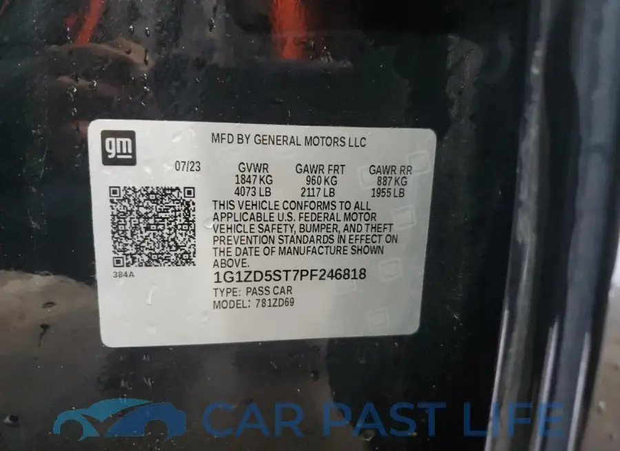 1G1ZD5ST7PF246818# 12