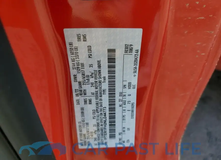 1FTER1FH2NLD44773# 12