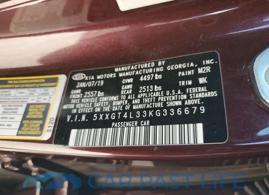 5XXGT4L33KG336679# 12