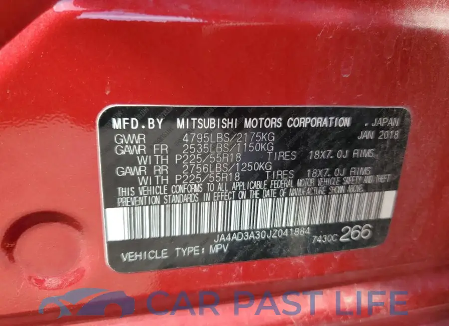 JA4AD3A30JZ041884# 13