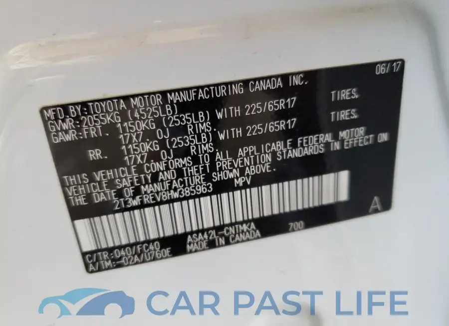 2T3WFREV8HW385963# 14