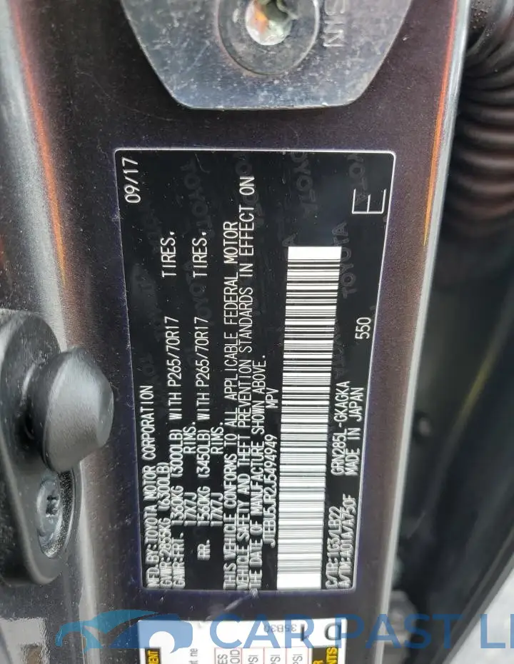 JTEBU5JR2J5494949# 12