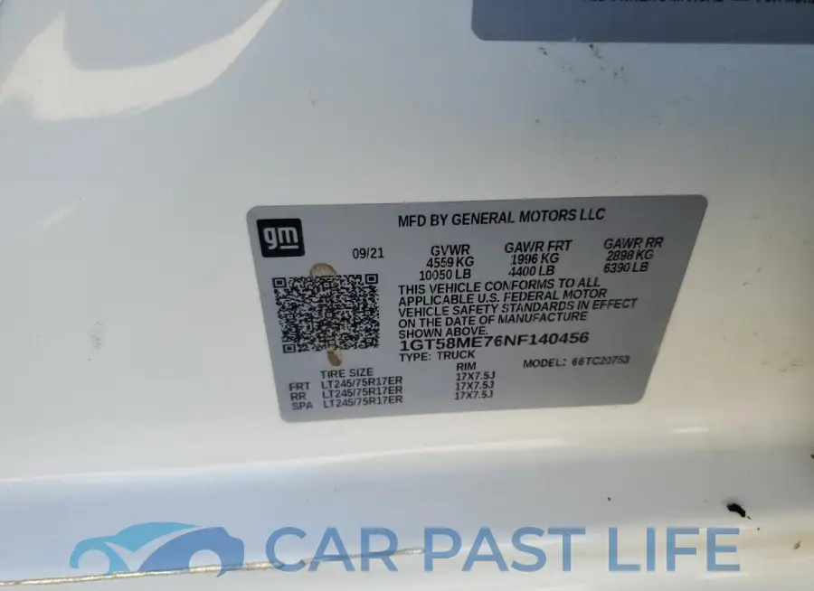 1GT58ME76NF140456# 13