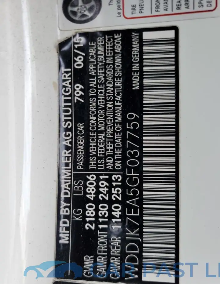 WDDJK7EA5GF037759# 12