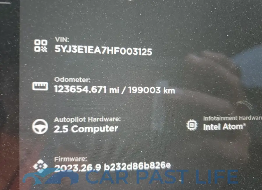 5YJ3E1EA7HF003125# 9