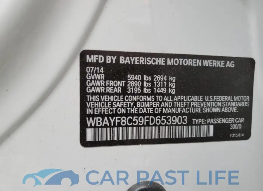 WBAYF8C59FD653903# 12