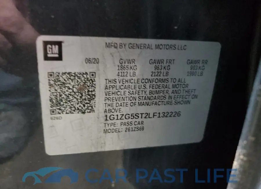 1G1ZG5ST2LF132226# 13