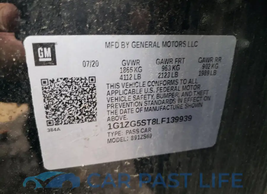 1G1ZG5ST8LF139939# 13