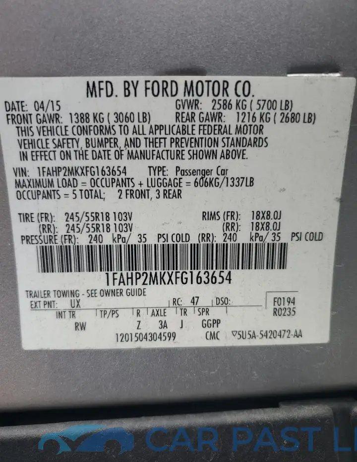 3FA6P0HD9LR150020# 14