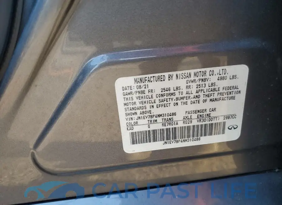 JN1EV7BP4NM310486# 13