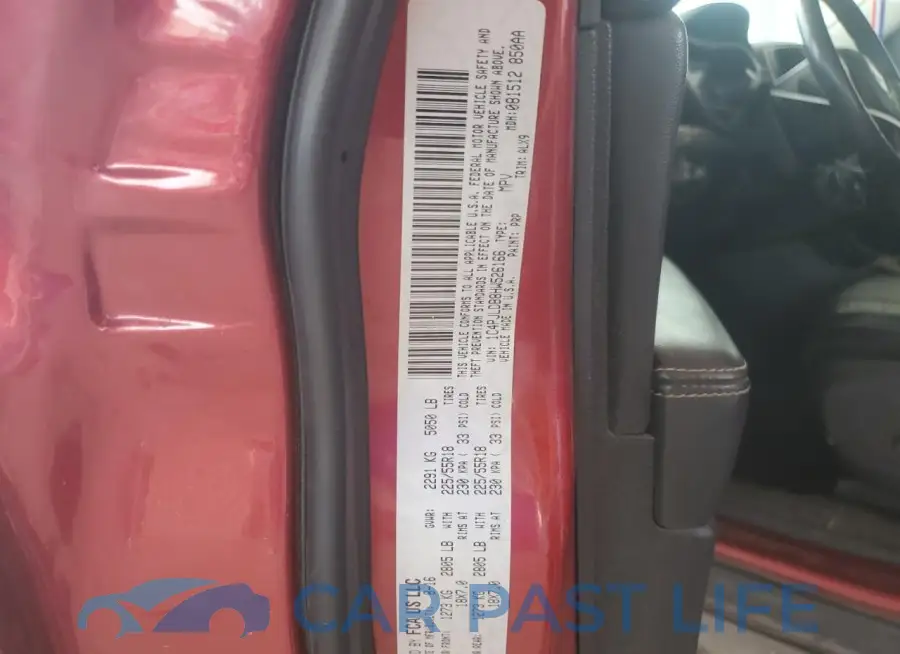 1C4PJLDB8HW526166# 12