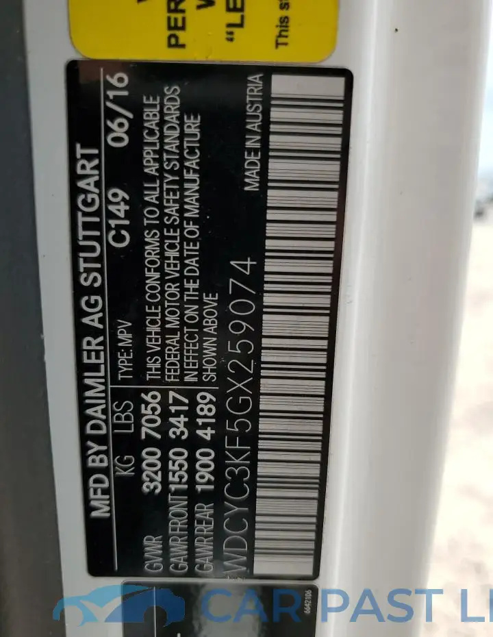 WDCYC3KF5GX259074# 14