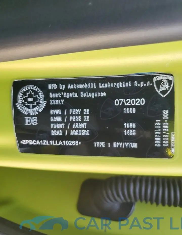 ZPBCA1ZL1LLA10268# 13