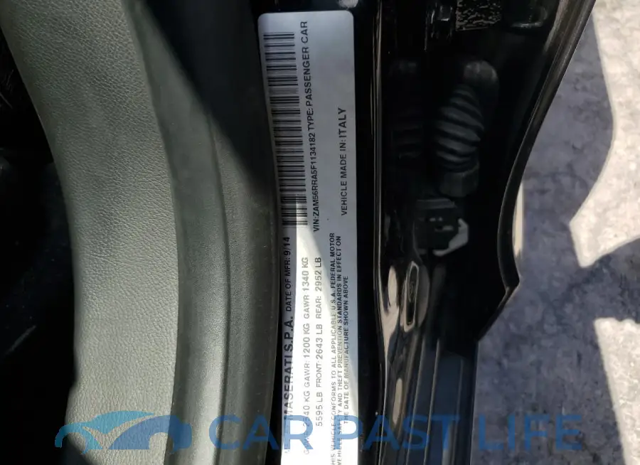 ZAM56RRA5F1134182# 12