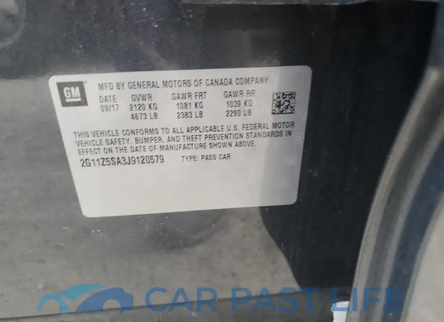 2G11Z5SA3J9120579# 12