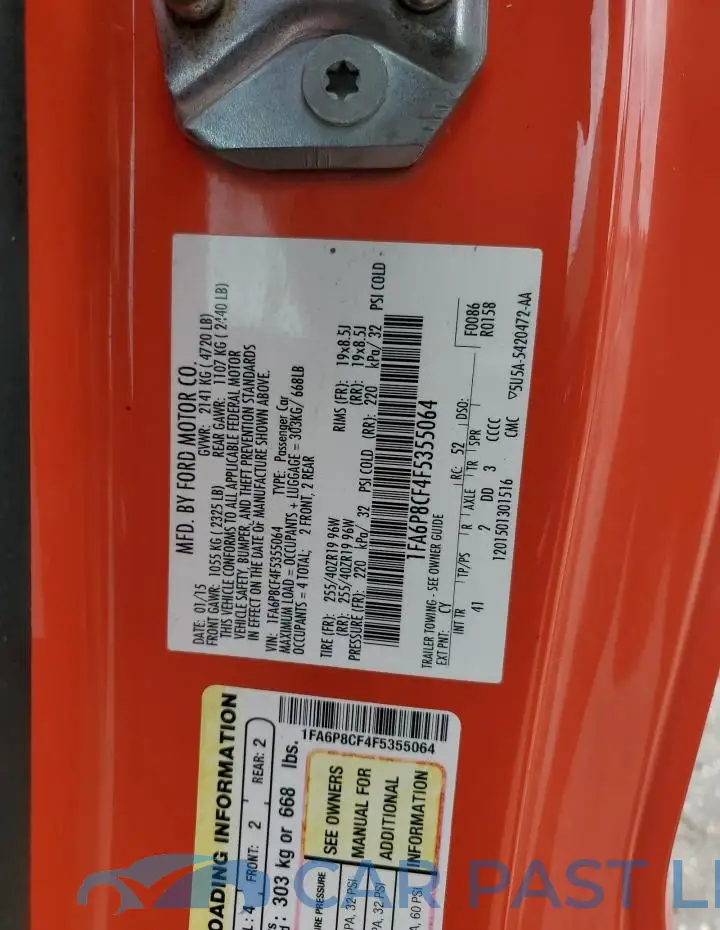 1FA6P8CF4F5355064# 12