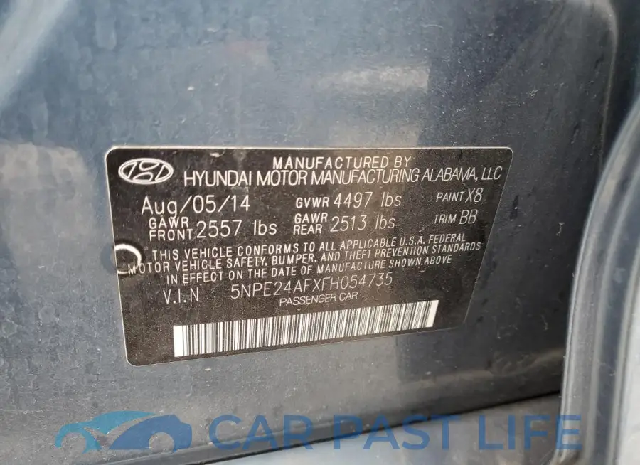 5NPE24AFXFH054735# 12