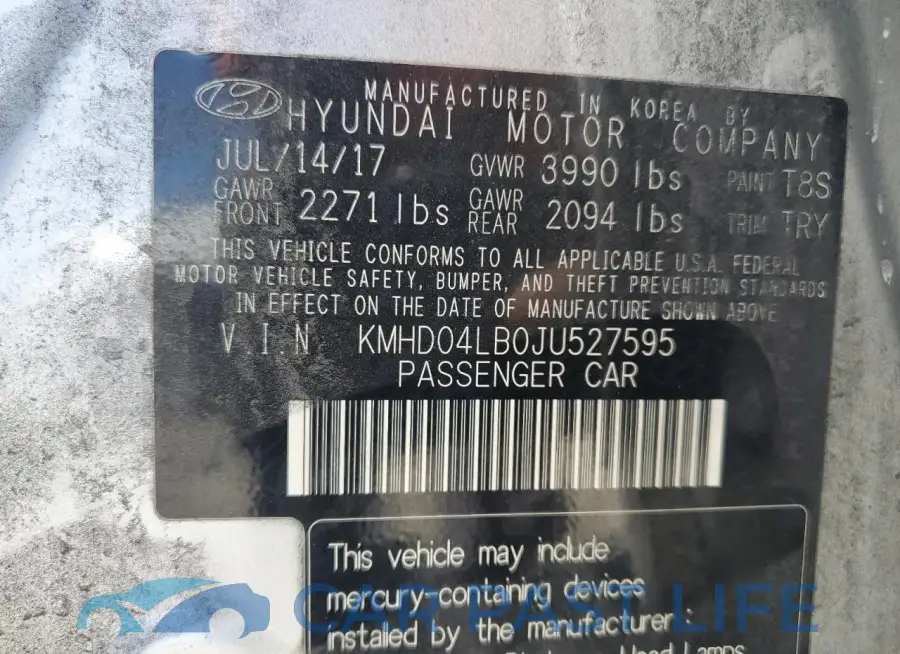 KMHD04LB0JU527595# 12