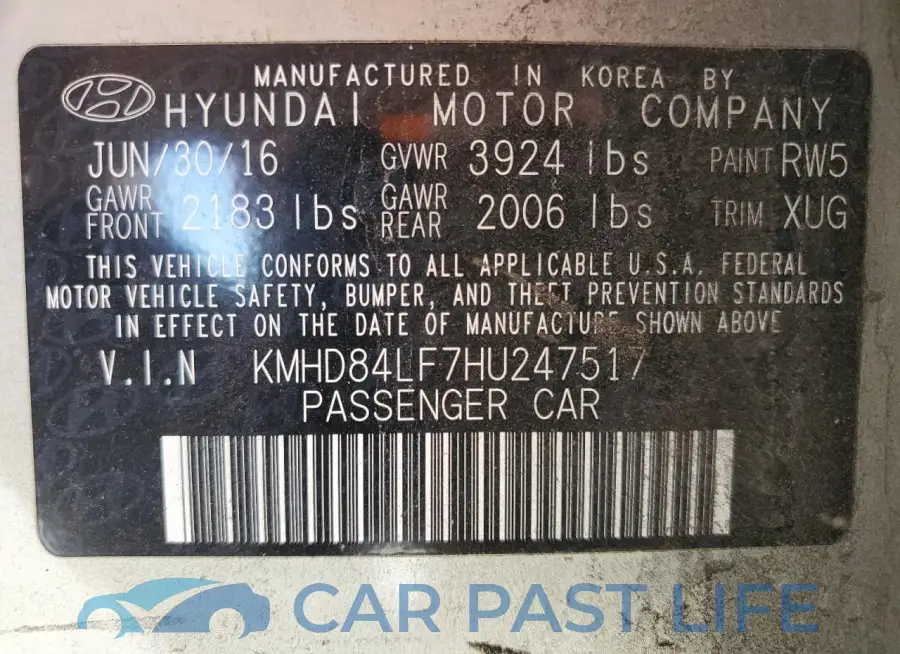 KMHD84LF7HU247517# 12