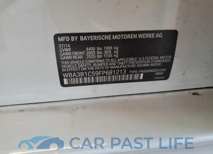 WBA3B1C59FP681213# 12