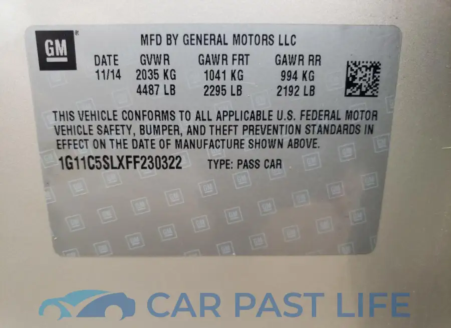 1G11C5SLXFF230322# 13