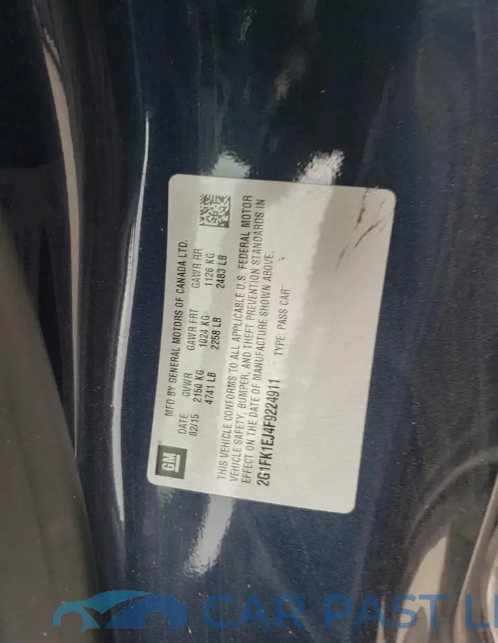 2G1FK1EJ4F9224911# 13