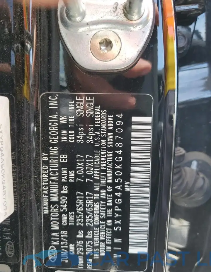 5XYPG4A50KG487094# 12